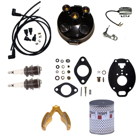 Aic Replacement Parts Tractor Tune Up & Carburetor Kit Fits John Deere 320 330 40 420 430 M MT 2 Cyl. KT-FSC30-0070